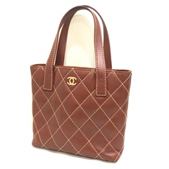 シャネル ワイルドステッチ トートバッグ