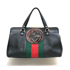 グッチ　レザー　トートバッグ