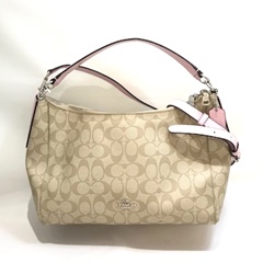 コーチ　ＰＶＣ　シグネチャー　２WAYショルダー