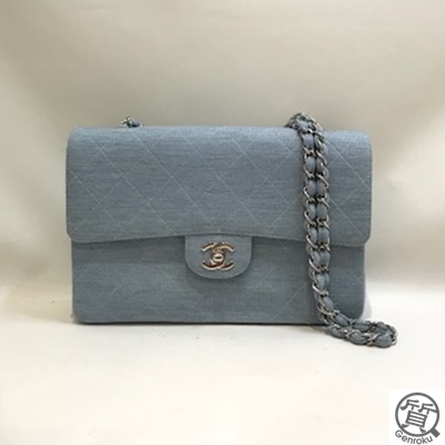 シャネル　マトラッセ　キャンバス　斜め掛けチェーンショルダー